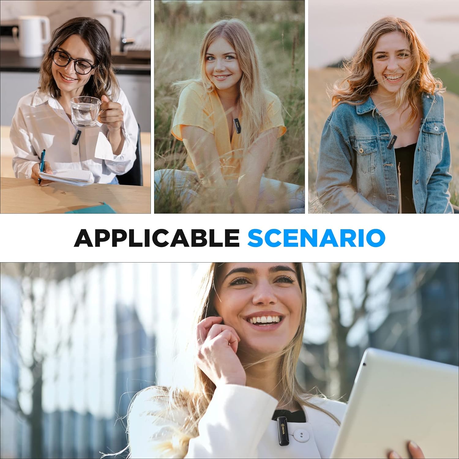 Boya Mini Type C & Lightning Wireless Microphone with Noise Cancellation (Black) Boya Mini Type C & Lightning Wireless Microphone with Noise Cancellation (Black)_10