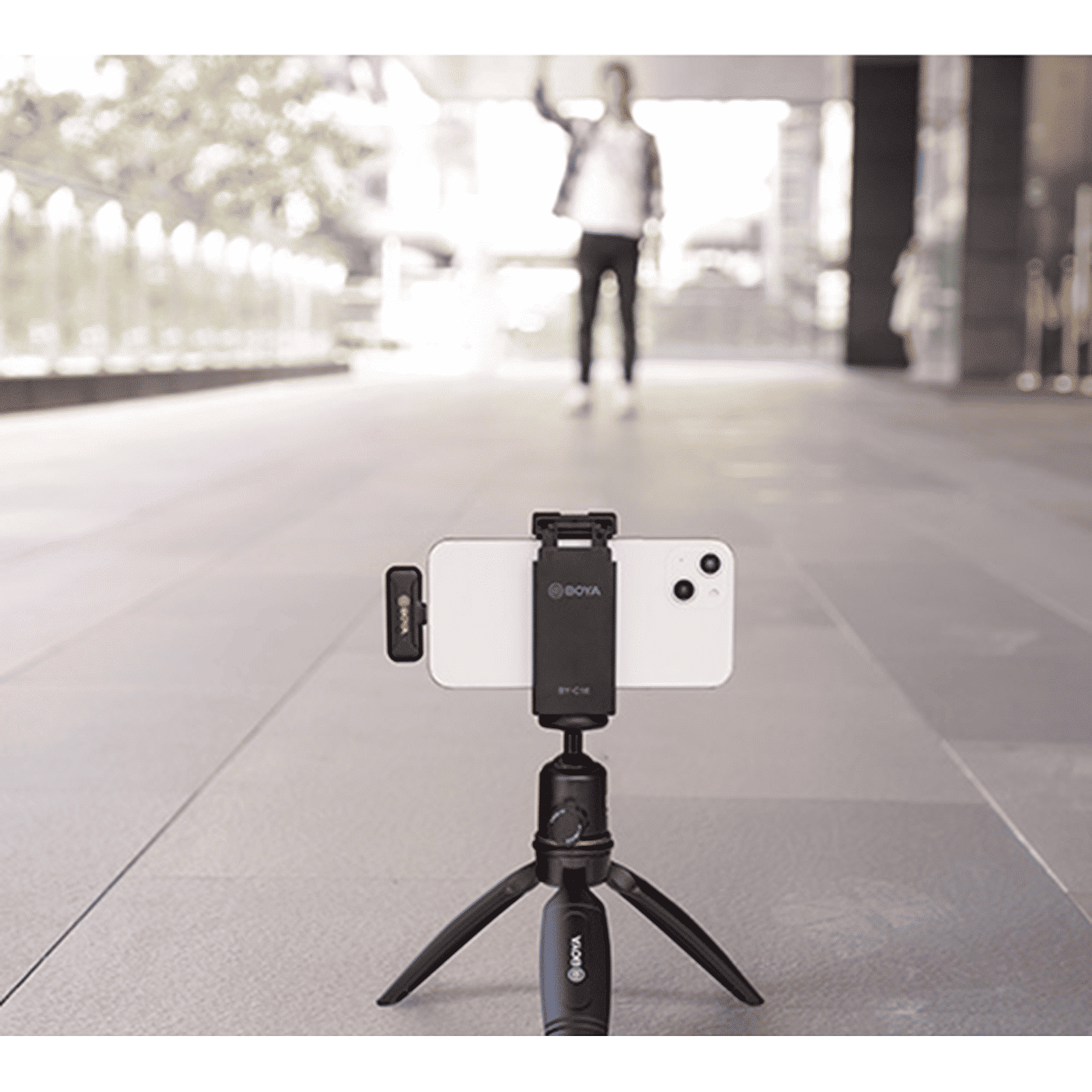 Boya Mini Type C & Lightning Wireless Microphone with Noise Cancellation (Black) Boya Mini Type C & Lightning Wireless Microphone with Noise Cancellation (Black)_12