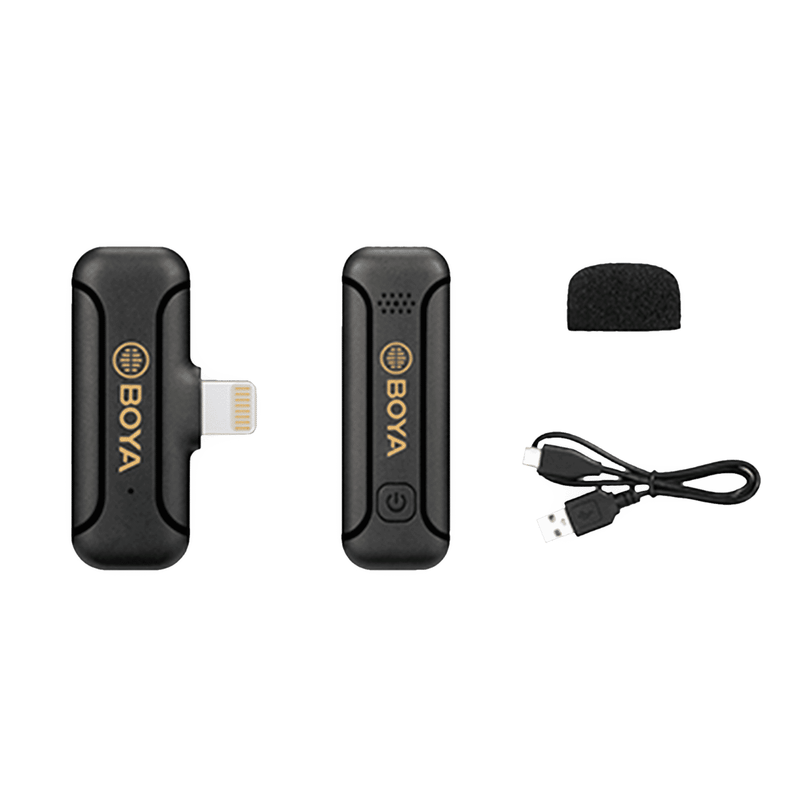Boya Mini Type C & Lightning Wireless Microphone with Noise Cancellation (Black) Boya Mini Type C & Lightning Wireless Microphone with Noise Cancellation (Black)_13