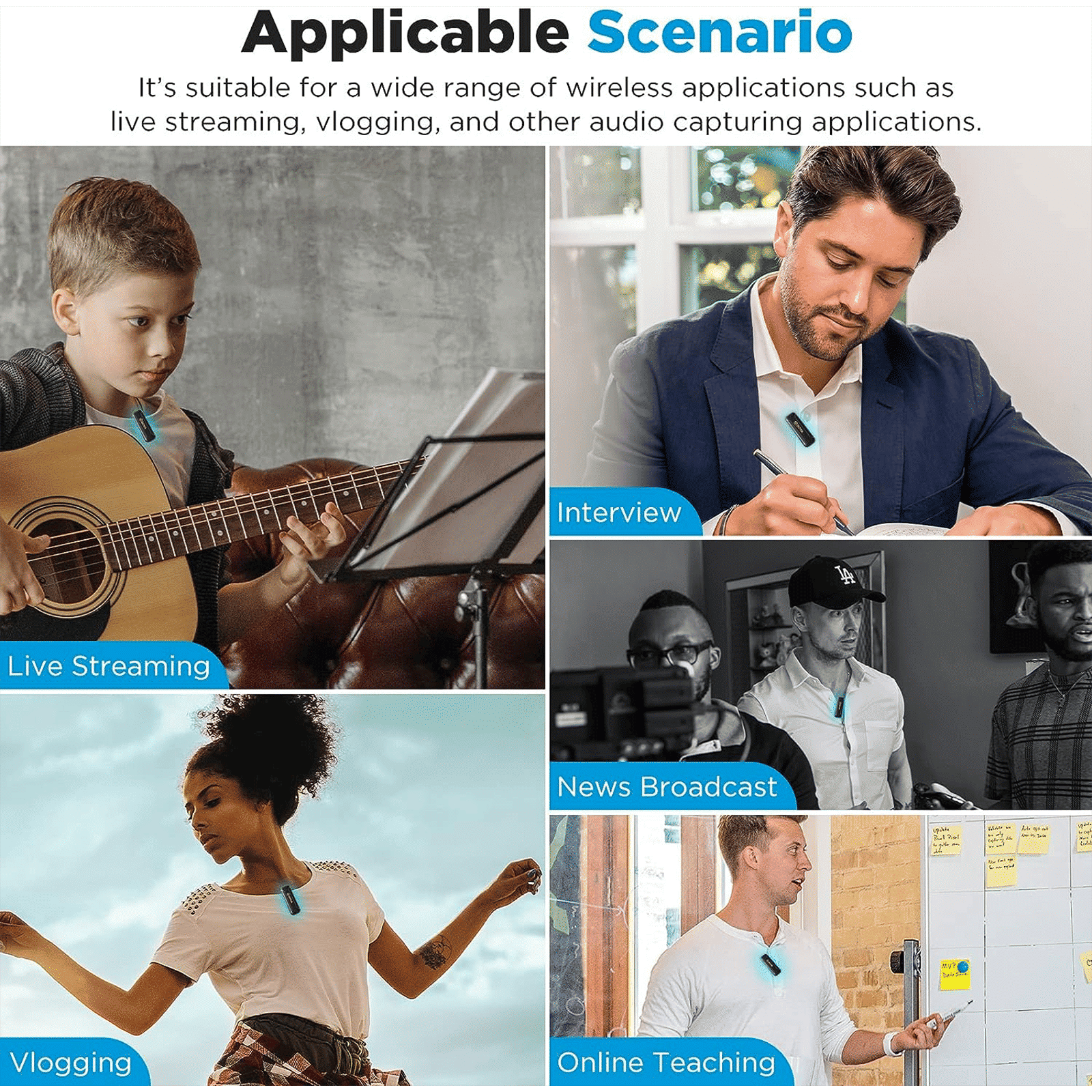 Boya Mini Type C Wireless Microphone with Noise Cancellation (Black)_6