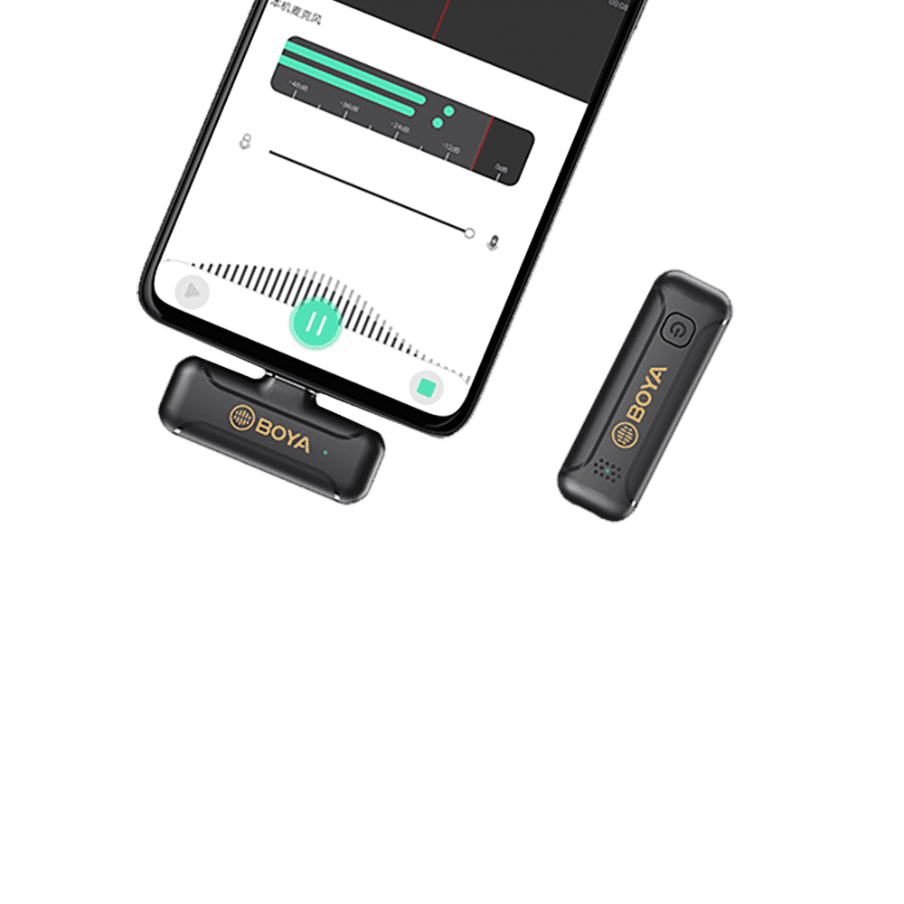 Boya Mini Type C Wireless Microphone with Noise Cancellation (Black)_9