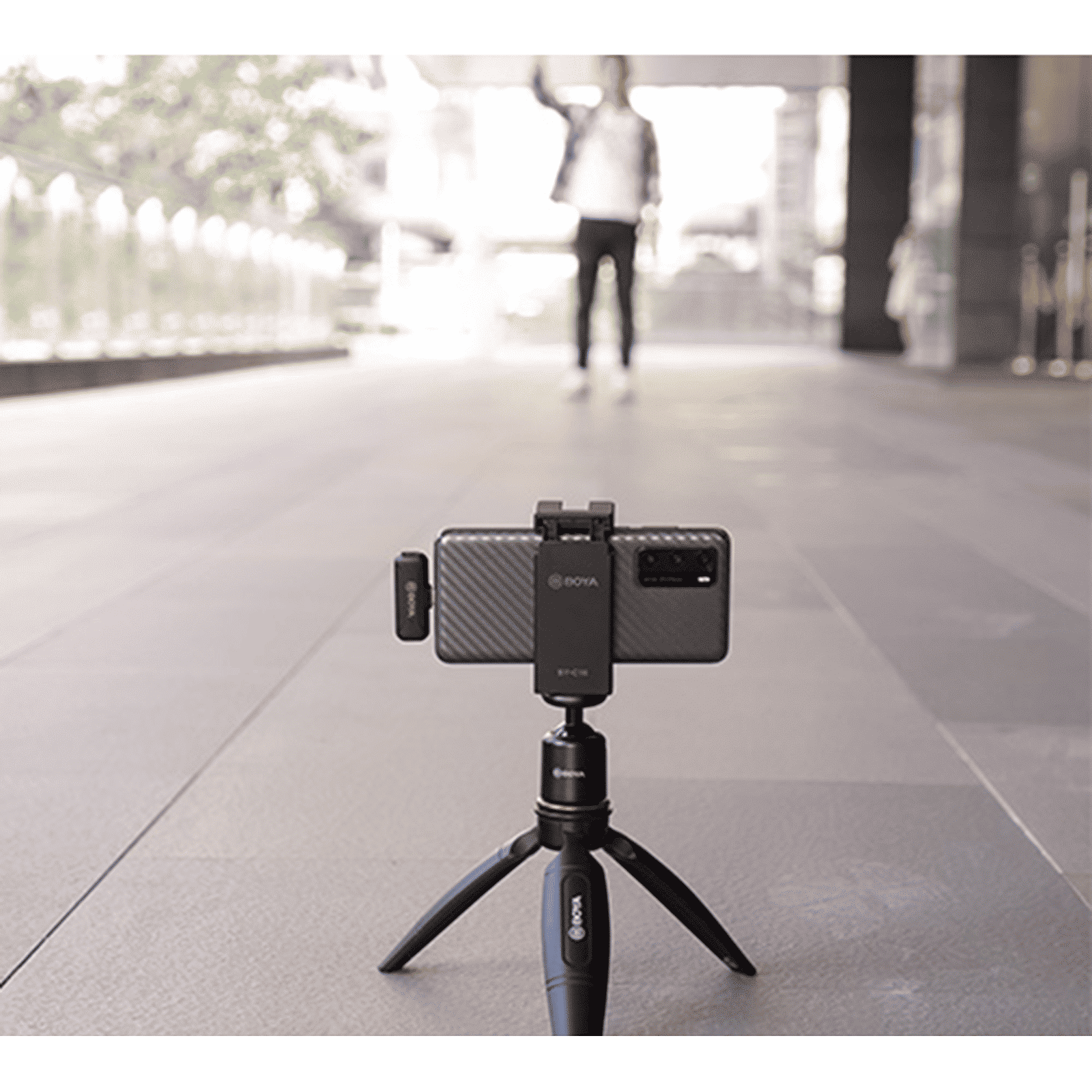 Boya Mini Type C Wireless Microphone with Noise Cancellation (Black)_12