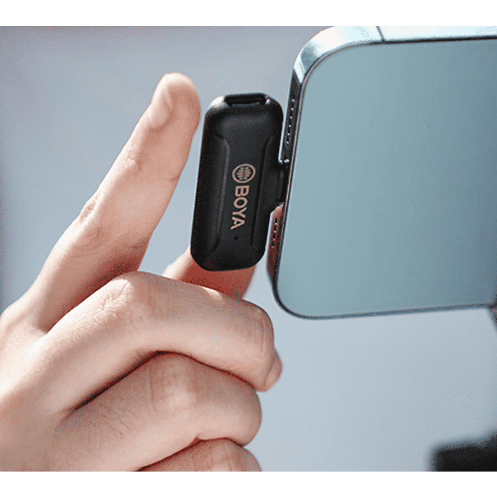 Boya Mini Type C & Lightning Wireless Microphone with Noise Cancellation (Black) Boya Mini Type C & Lightning Wireless Microphone with Noise Cancellation (Black)_9