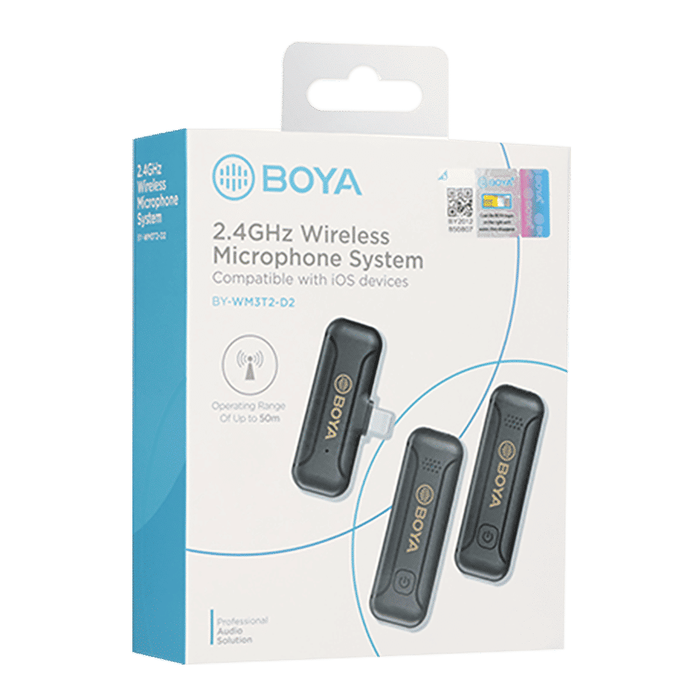 Boya Mini Type C & Lightning Wireless Microphone with Noise Cancellation (Black) Boya Mini Type C & Lightning Wireless Microphone with Noise Cancellation (Black)_12