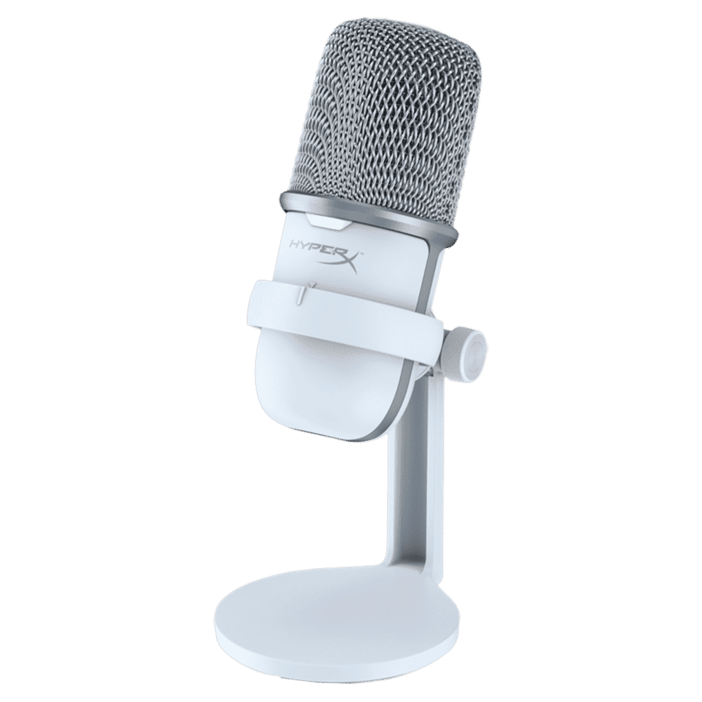 HyperX SoloCast Type C Wired Microphone with Tap-to-Mute Sensor (White)_3