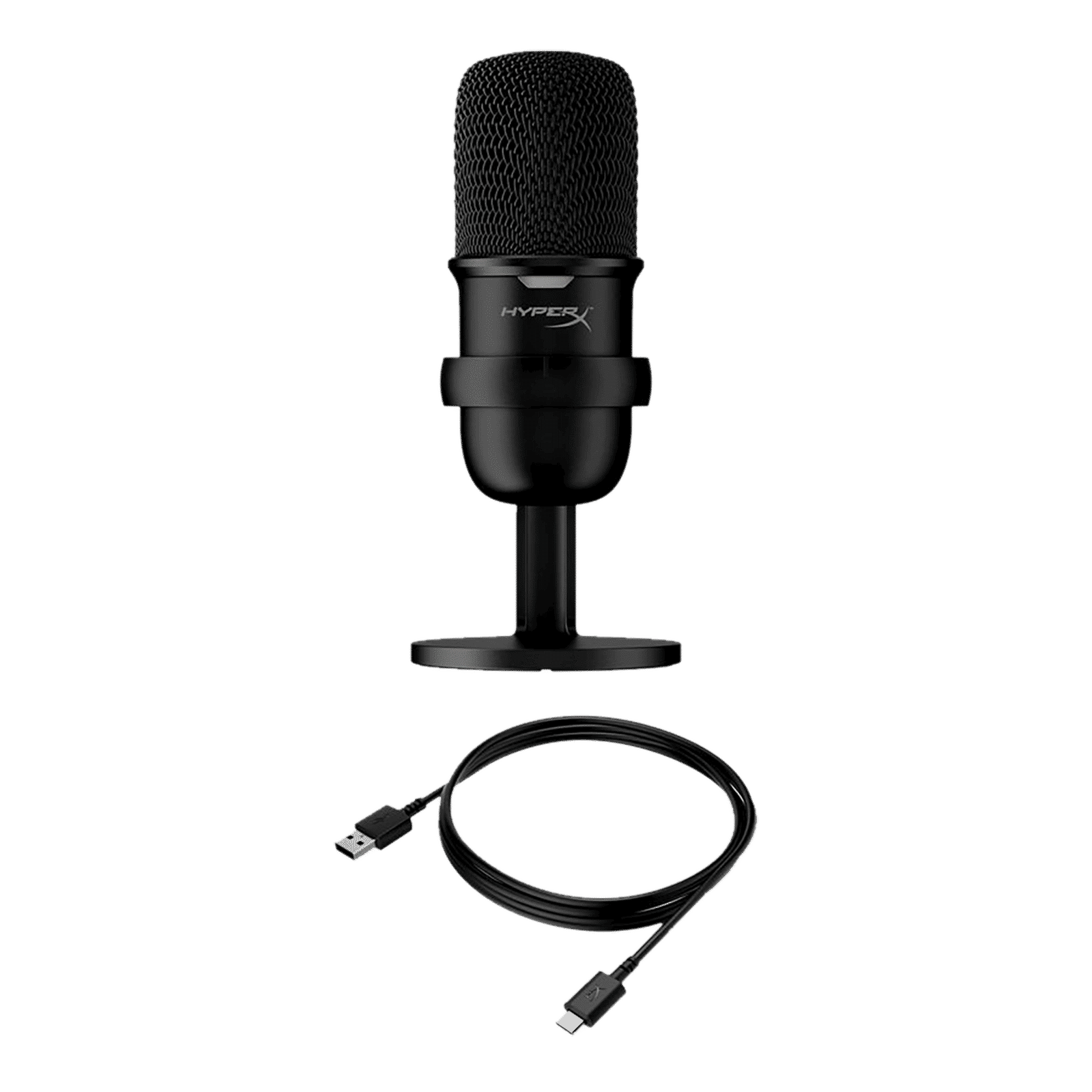 HyperX SoloCast USB & Type C Wired Microphone with Plug & Play Audio (Black) HyperX SoloCast USB & Type C Wired Microphone with Plug & Play Audio (Black)_6