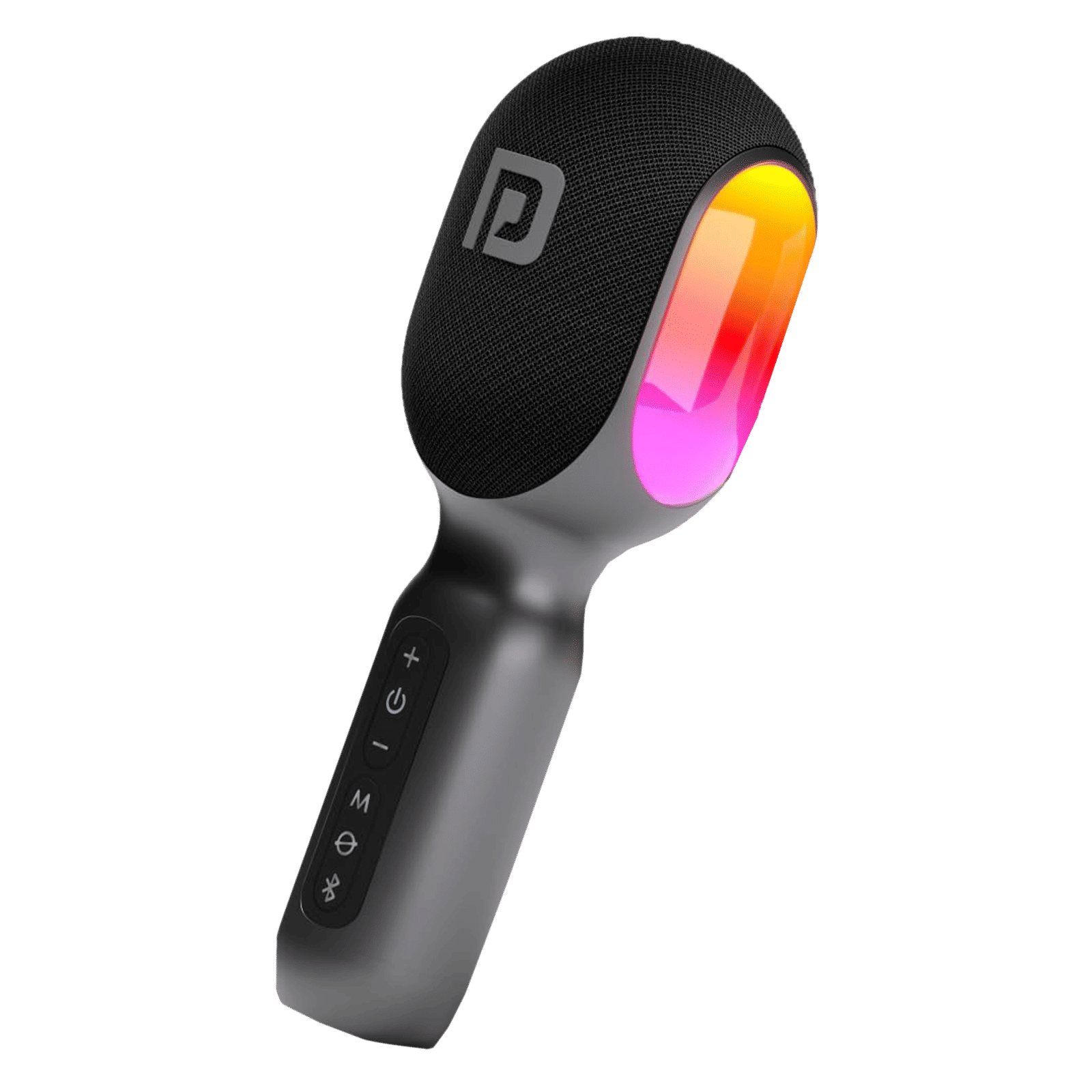 PORTRONICS Dash 2 Type C and 3.5 Jack Wireless Microphone with Speaker (Grey)_1