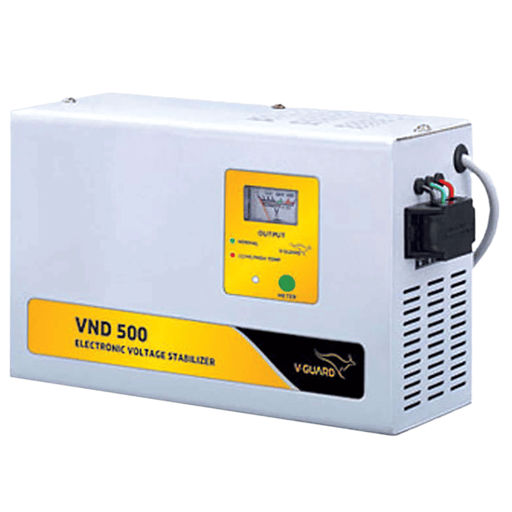 V-Guard 15 Amps Voltage Stabilizer For 2T Air Conditioner (150 - 285 V, Digital Display, VND 500, Grey) V-Guard 15 Amps Voltage Stabilizer For 2T Air Conditioner (150 - 285 V, Digital Display, VND 500, Grey)_1