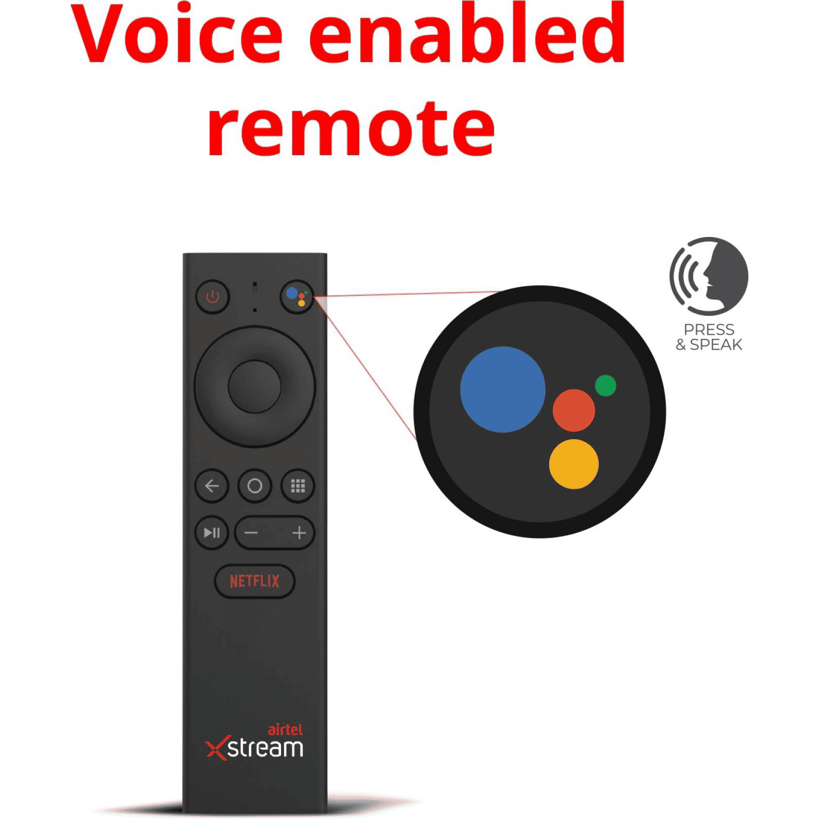 airtel Xstream Smart TV Stick (HD Resolution, 7100001949, Black)_4