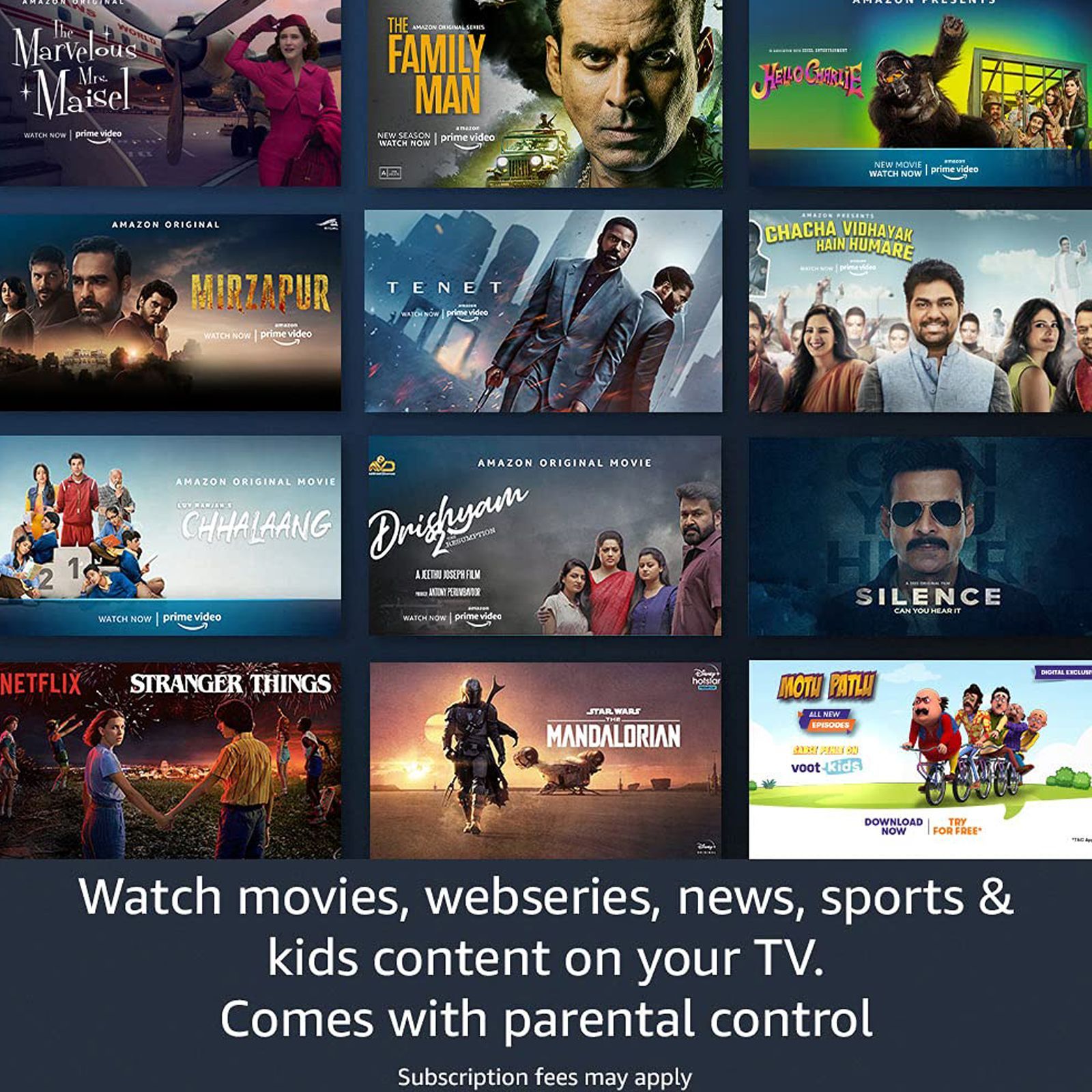 amazon Fire TV Stick Lite with Alexa Voice Remote Lite (Stream HD Quality Video, B08R6NFZ6R, Black)_8