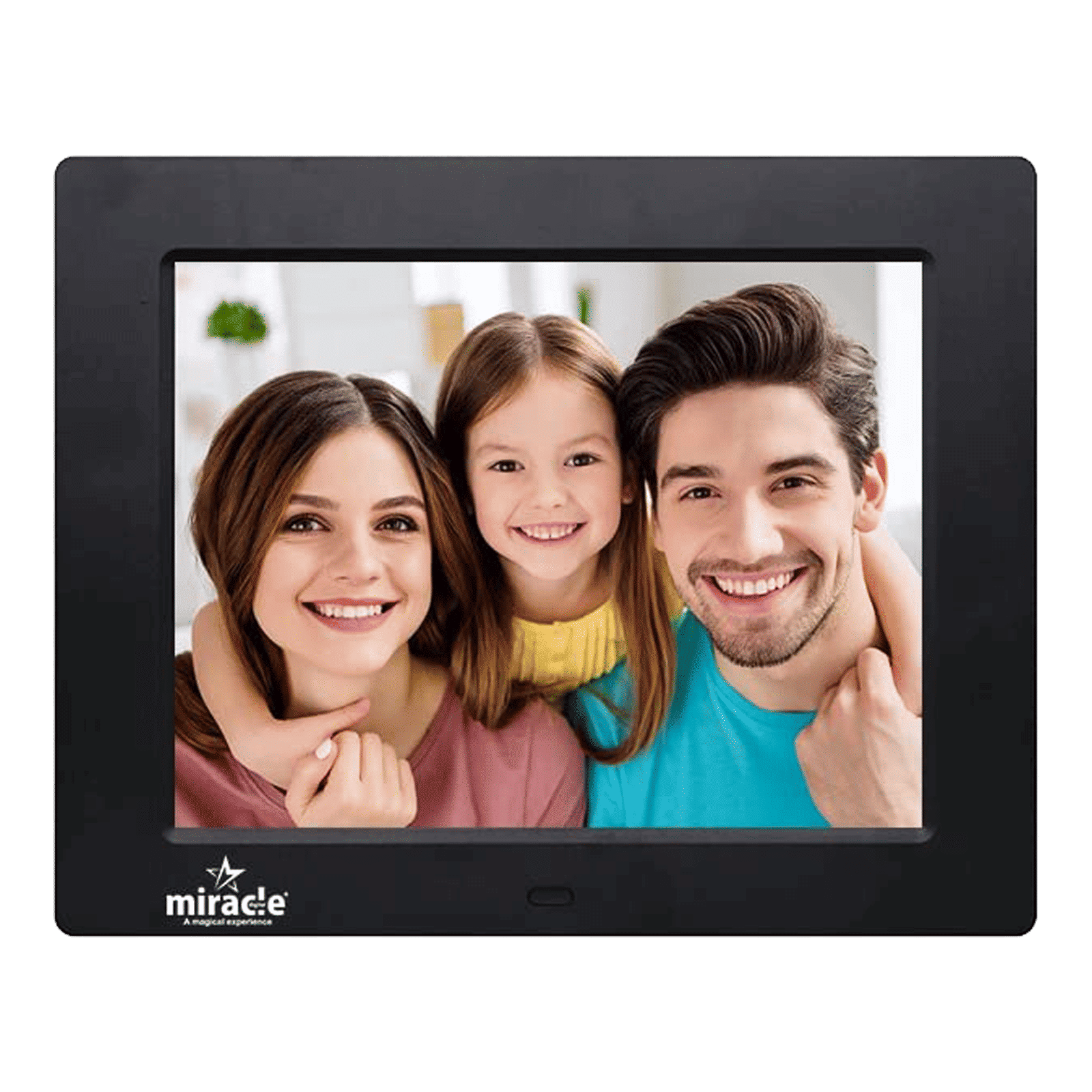 Miracle Digital 20.32cm (8 Inches) Digital Photo Frame (Stereo Speaker, MD002, Black)_1