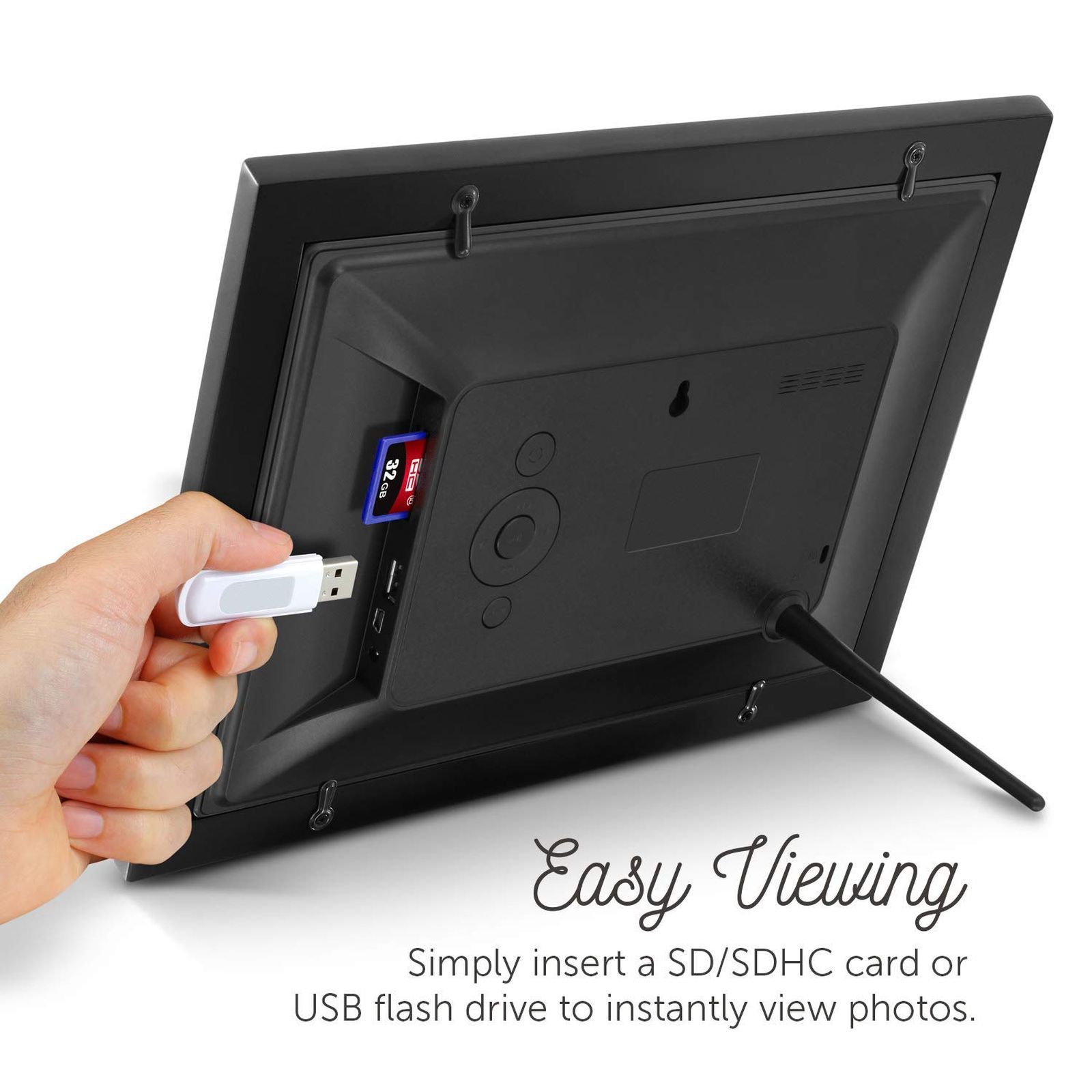 Miracle Digital 25.4cm (10 Inches) Digital Photo Frame (Stereo Speaker, MD003, Black)_8