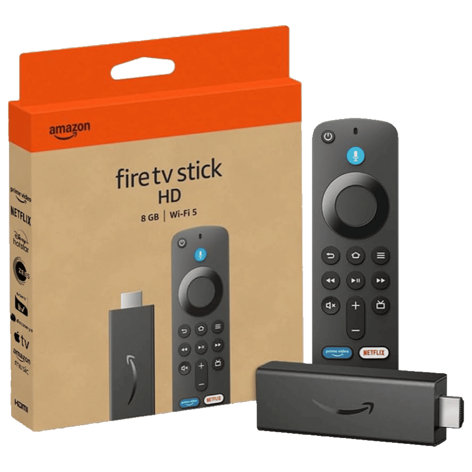 Amazon Fire TV Stick HD Streaming Device with Alexa Voice Search (Dolby Atmos, HDR10+, Dual-Antenna Wi-Fi, Black)_1