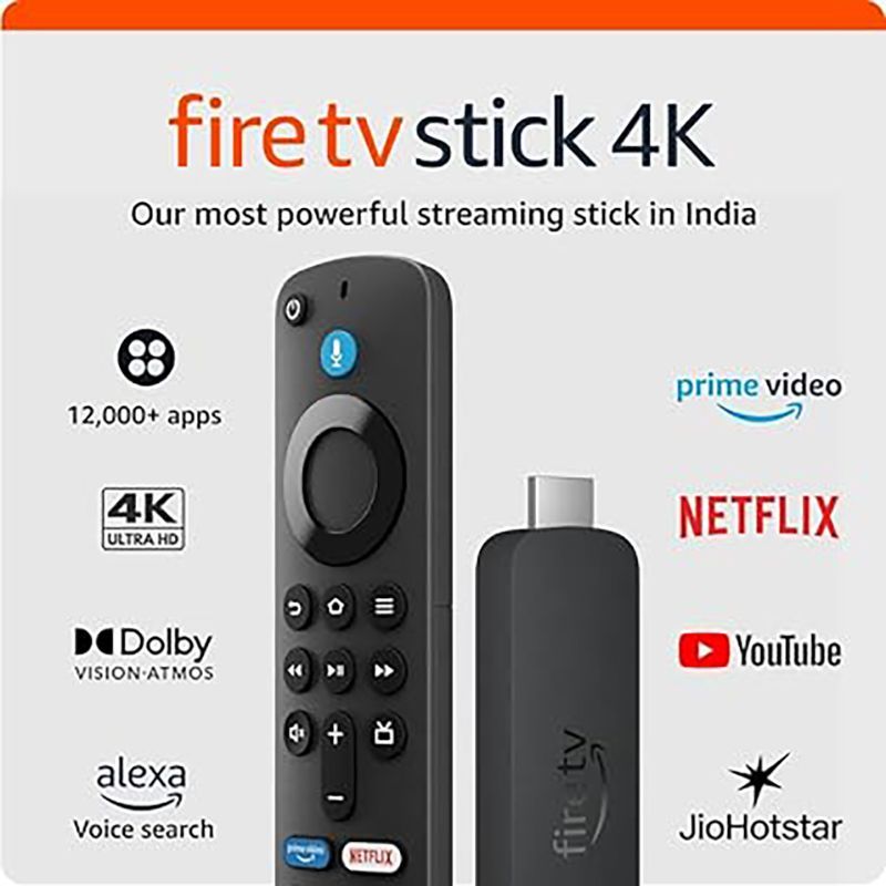 amazon Fire TV Stick 4K Ultra HD Streaming Device with Alexa Voice Search (Dolby Atmos, Wi-Fi 6, Black) amazon Fire TV Stick 4K Ultra HD Streaming Device with Alexa Voice Search (Dolby Atmos, Wi-Fi 6, Black)_3