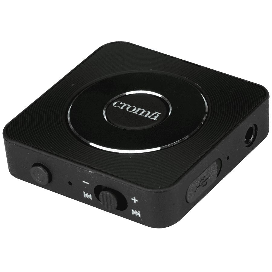 Croma Bluetooth Music Receiver (Black)_3
