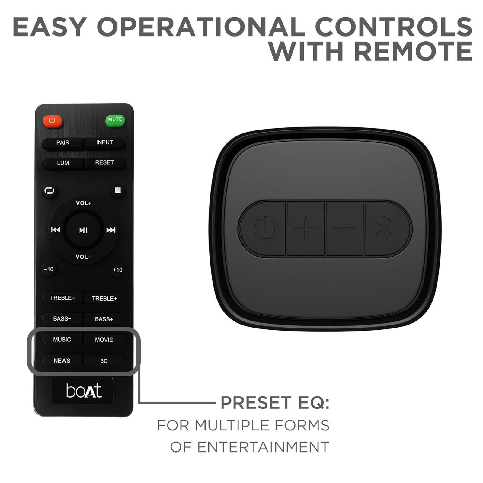 boAt Aavante Bar 1150 60W Bluetooth Soundbar with Remote (Surround Sound, 2.0 Channel, Black) boAt Aavante Bar 1150 60W Bluetooth Soundbar with Remote (Surround Sound, 2.0 Channel, Black)_10