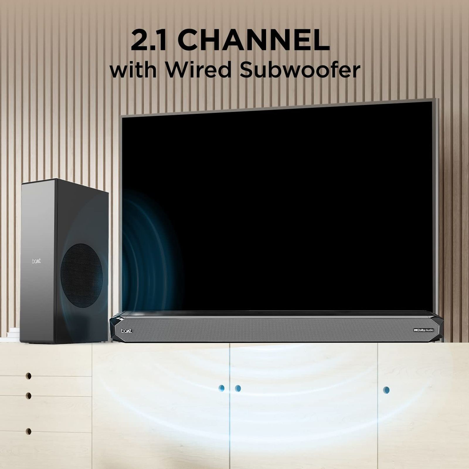 boAt Aavante Bar 1200D 100W Bluetooth Soundbar with Remote (Dolby Audio, 2.1 Channel, Black)_8