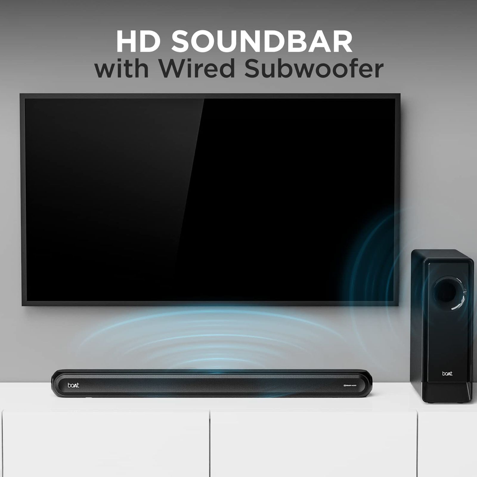 boAt Aavante Bar 1680D 120W Bluetooth Soundbar with Remote (Dolby Digital Audio, 2.1 Channel, Knight Black) boAt Aavante Bar 1680D 120W Bluetooth Soundbar with Remote (Dolby Digital Audio, 2.1 Channel, Knight Black)_6