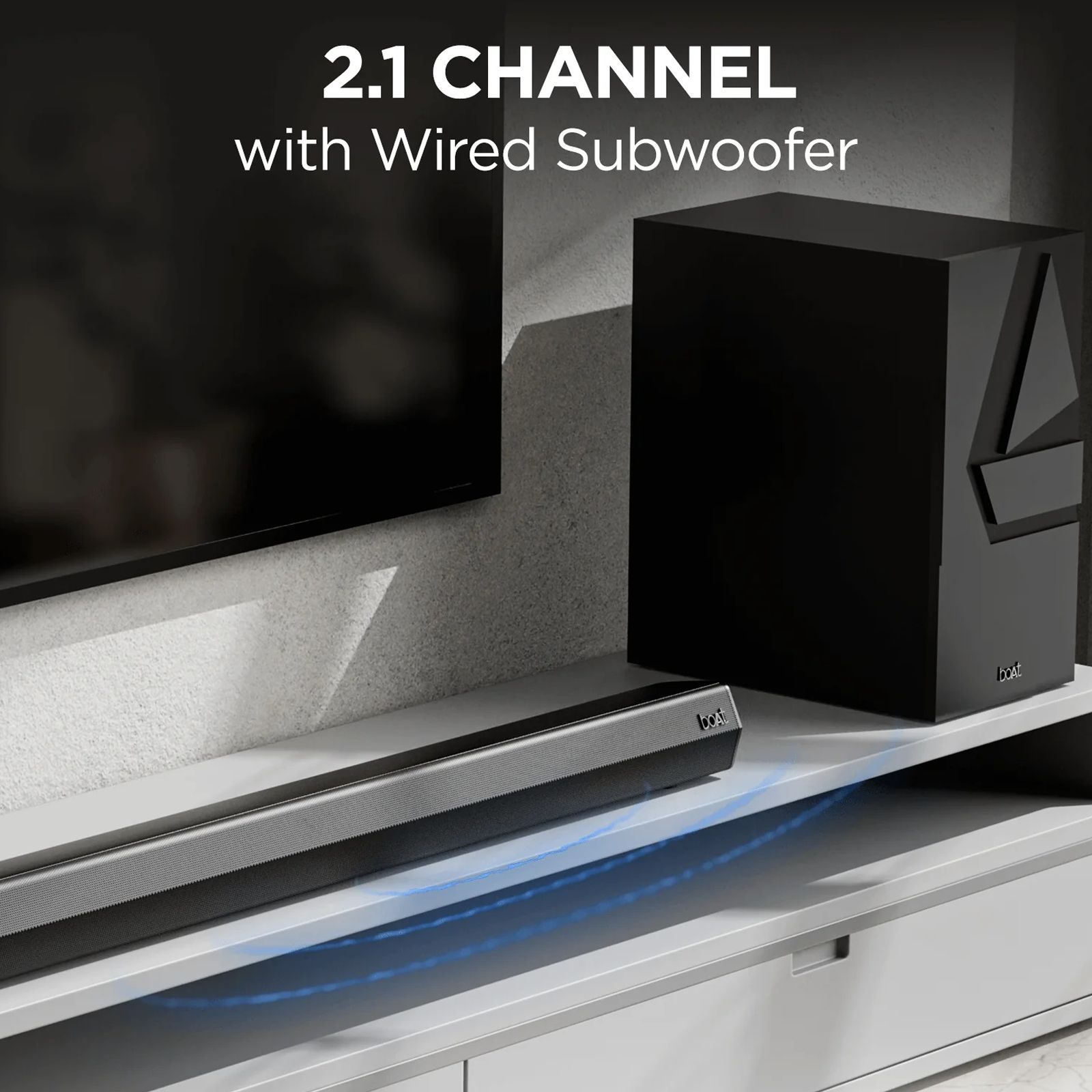 boAt Aavante Bar Quake 200W Bluetooth Soundbar with Remote (Entertainment EQ Modes, 2.1 Channel, Black)_6