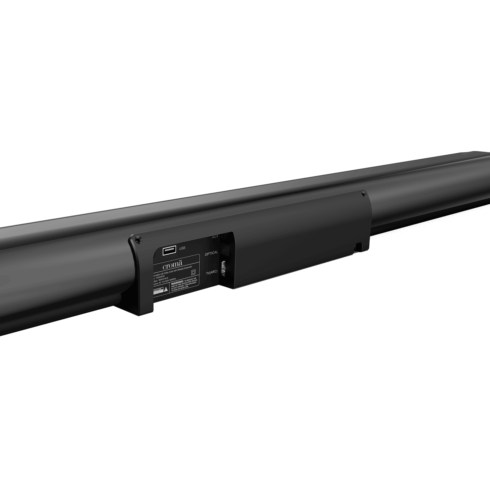 Croma 180W Bluetooth Soundbar with Remote (Dolby Audio, 2.1 Channel, Black) Croma 180W Bluetooth Soundbar with Remote (Dolby Audio, 2.1 Channel, Black)_5