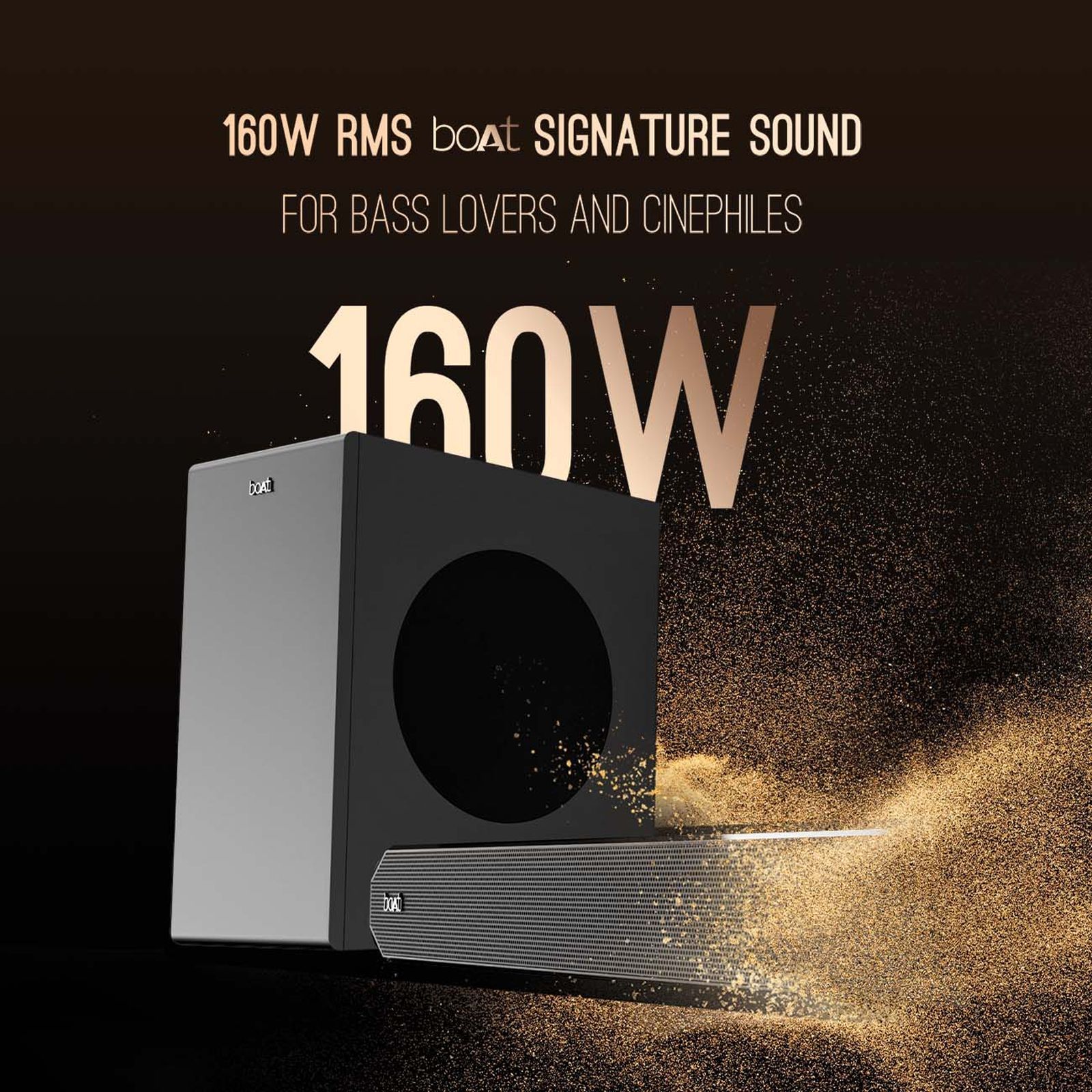 boAt Aavante Bar A2060 160W Bluetooth Soundbar with Remote (Dolby Audio, 2.1 Channel, Premium Black)_4