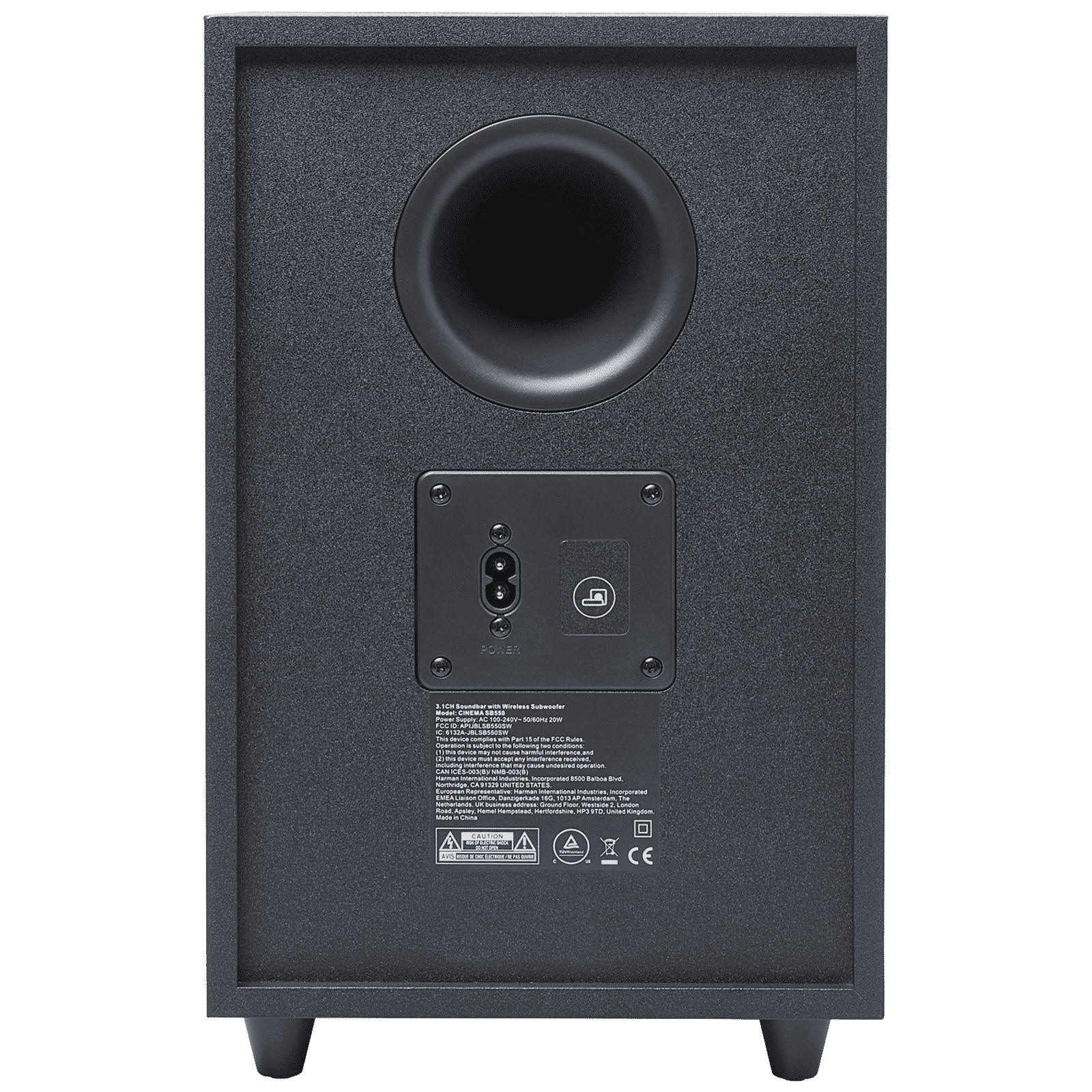 JBL CINEMA SB550 250W Bluetooth Soundbar with Remote (Dolby Audio, 3.1 Channel, Black)_7