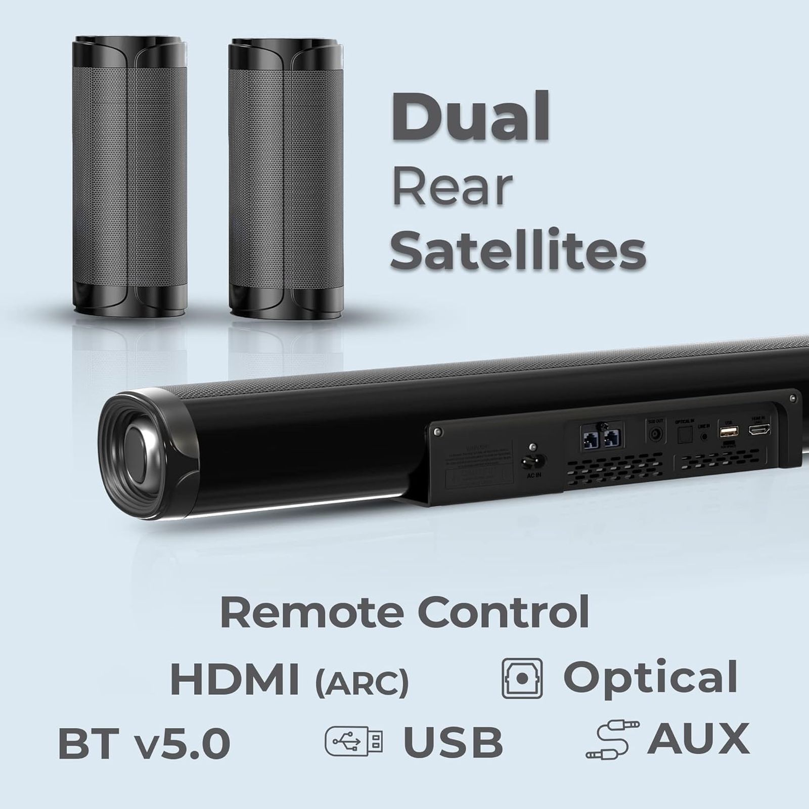 ZEBRONICS Zeb-Juke Bar 9450 Pro 625W Bluetooth Soundbar with Remote (Dolby Audio, 5.1 Channel, Black)_9