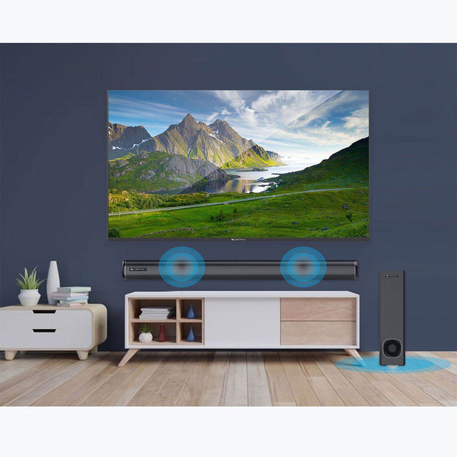 ZEBRONICS Zeb Juke bar 600 200W Bluetooth Soundbar with Remote (2.1 Channel, Black)_9