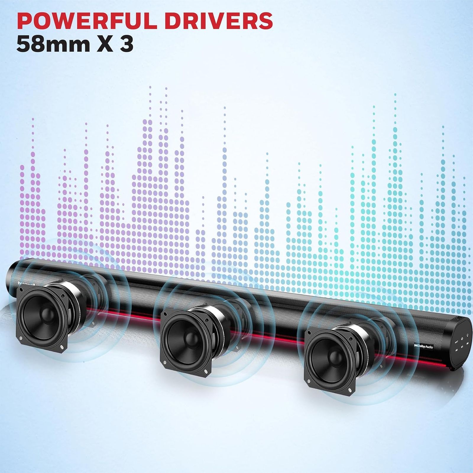 Honeywell Trueno U7000 500W Bluetooth Soundbar with Remote (Dolby Audio, 5.1 Channel, Black)_11