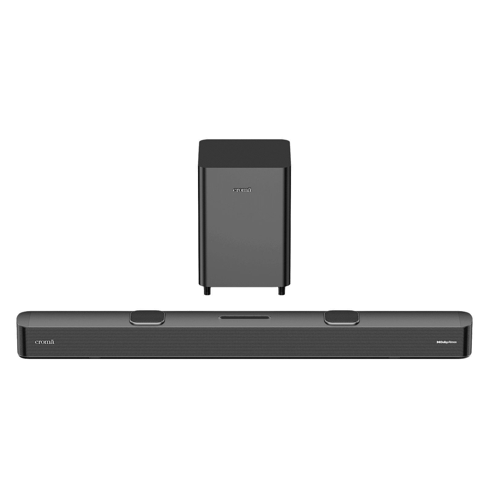 Croma 240W Bluetooth Soundbar with Remote Control (Dolby Atmos, 2.1.2 Channel, Premium Black) Croma 240W Bluetooth Soundbar with Remote Control (Dolby Atmos, 2.1.2 Channel, Premium Black)_1