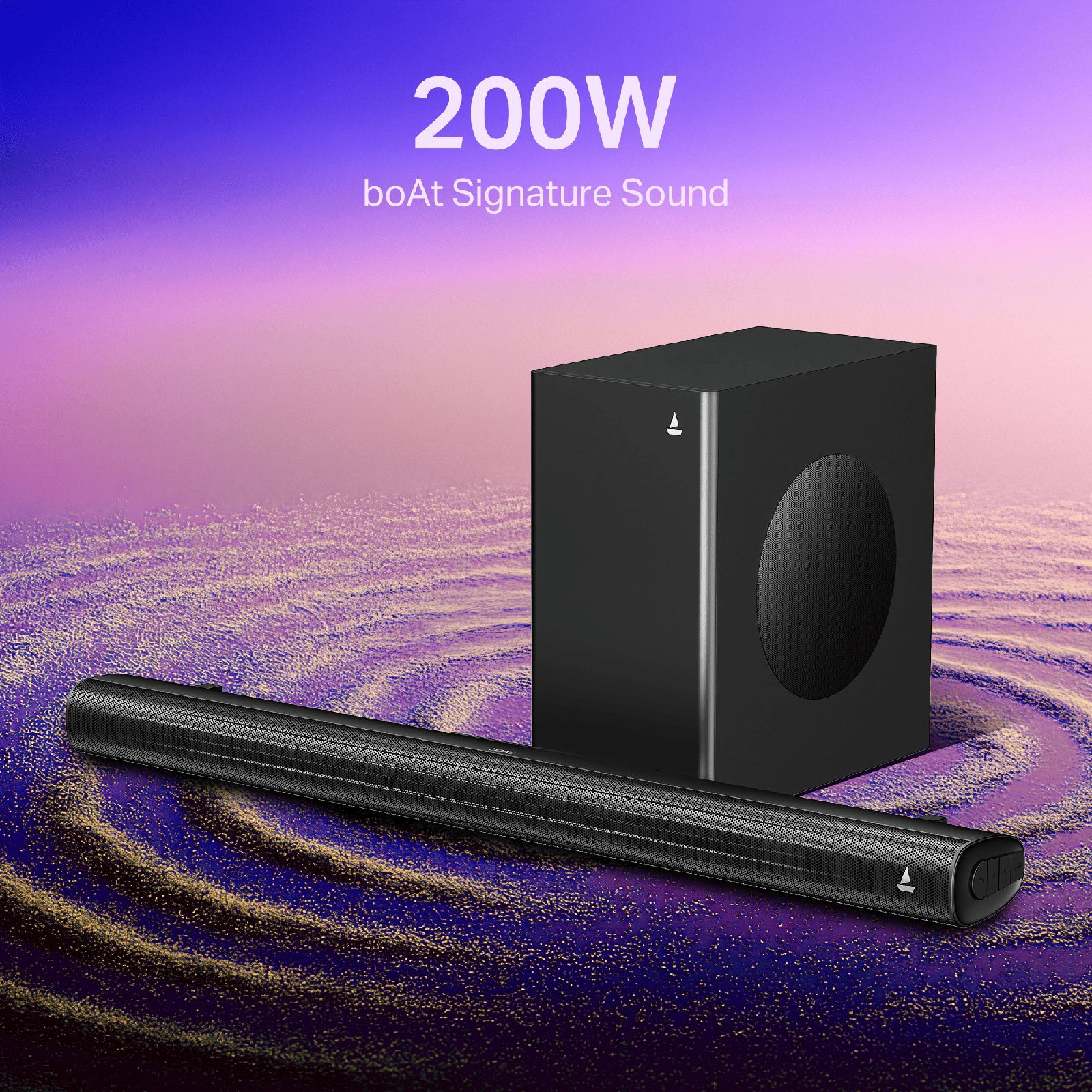 boAt Aavante Quake Plus 200W Soundbar with Remote (EQ Modes, 2.1 Channel, Black)_5