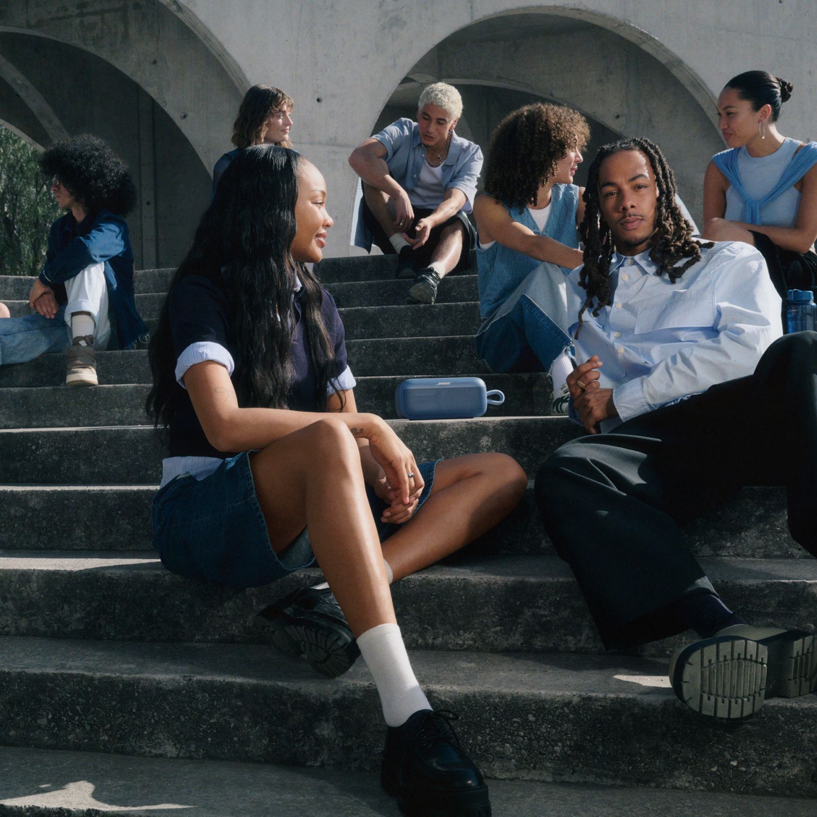 Bose SoundLink Plus 5.25W Portable Bluetooth Speaker (IP67 Water Resistant, 20 Hours Playback Time, Mono Speaker, Blue Dusk)_12