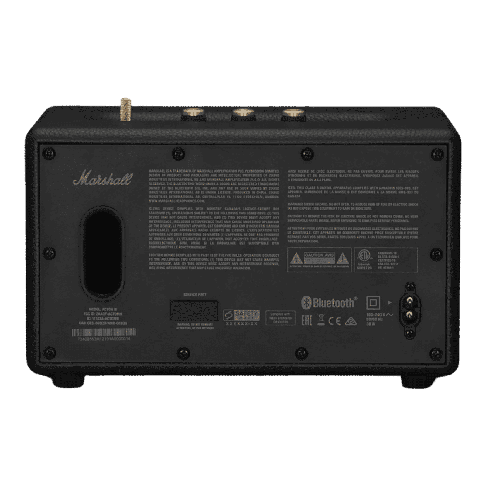 Marshall Acton II 30W Bluetooth Speaker (Multi-Host Functionality, Stereo Channel, Black)_6