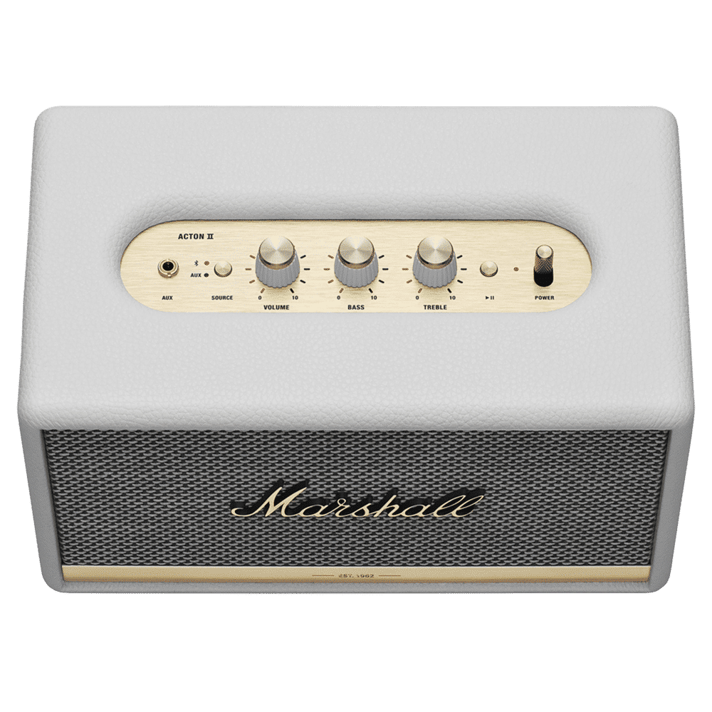 Marshall Acton II 60W Portable Bluetooth Speaker (Customise Your Sound, Stereo Channel, White)_4