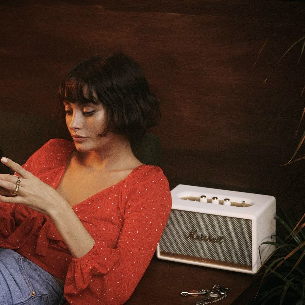 Marshall Acton II 60W Portable Bluetooth Speaker (Customise Your Sound, Stereo Channel, White)_5