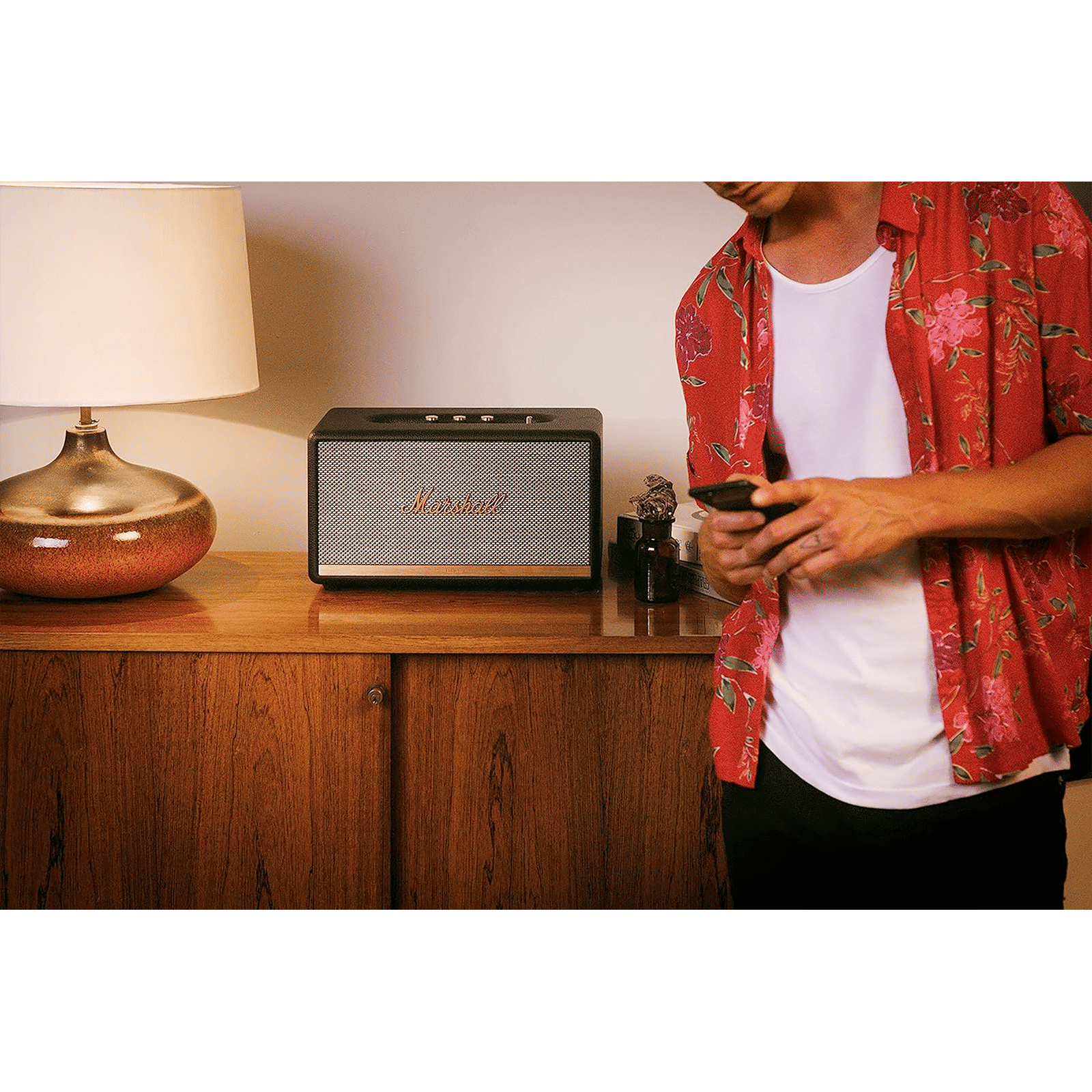 Marshall Woburn II 110W Bluetooth Speaker (Multi-Host Functionality, Stereo Channel, Black)_12