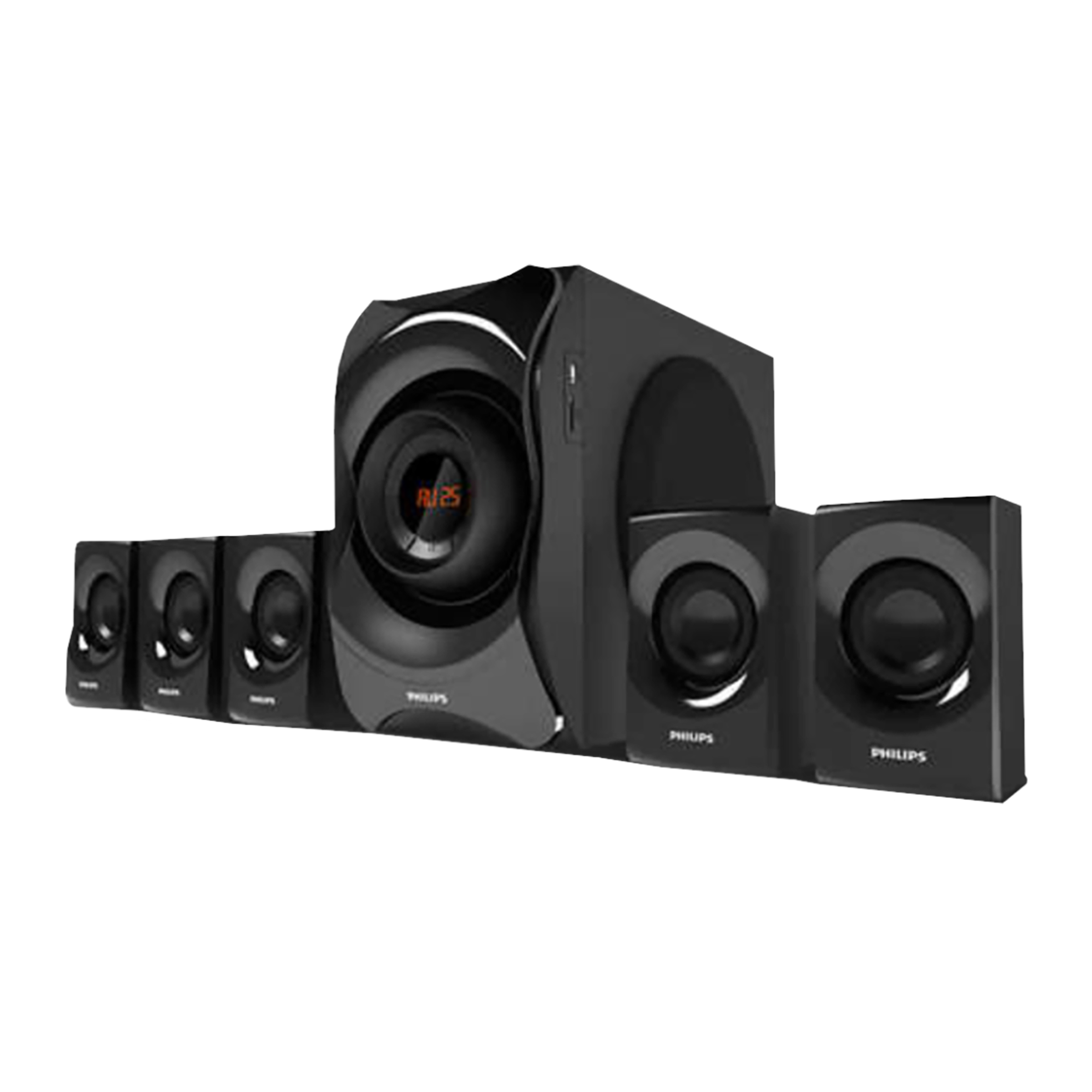 PHILIPS 120W Multimedia Speaker (Surround Sound, 5.1 Channel, Black) PHILIPS 120W Multimedia Speaker (Surround Sound, 5.1 Channel, Black)_11
