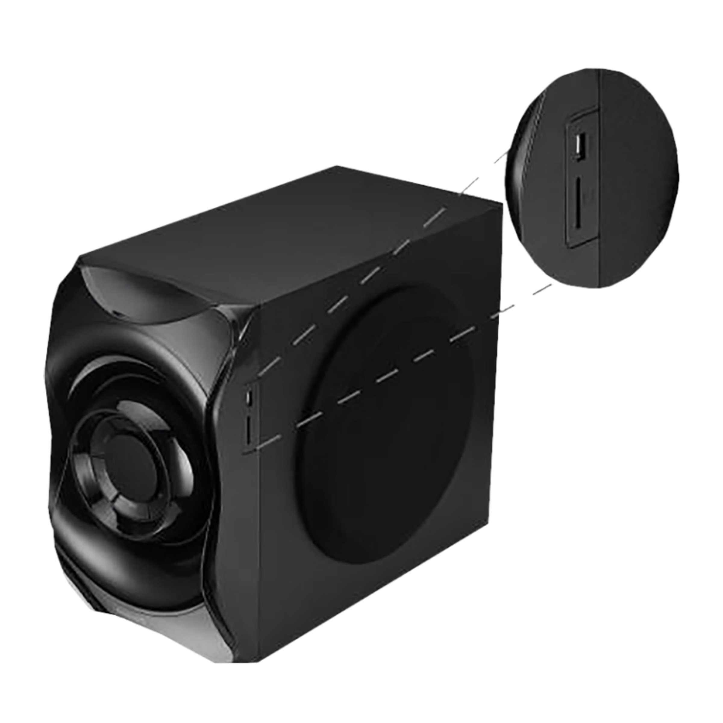 PHILIPS 120W Multimedia Speaker (Surround Sound, 5.1 Channel, Black) PHILIPS 120W Multimedia Speaker (Surround Sound, 5.1 Channel, Black)_6