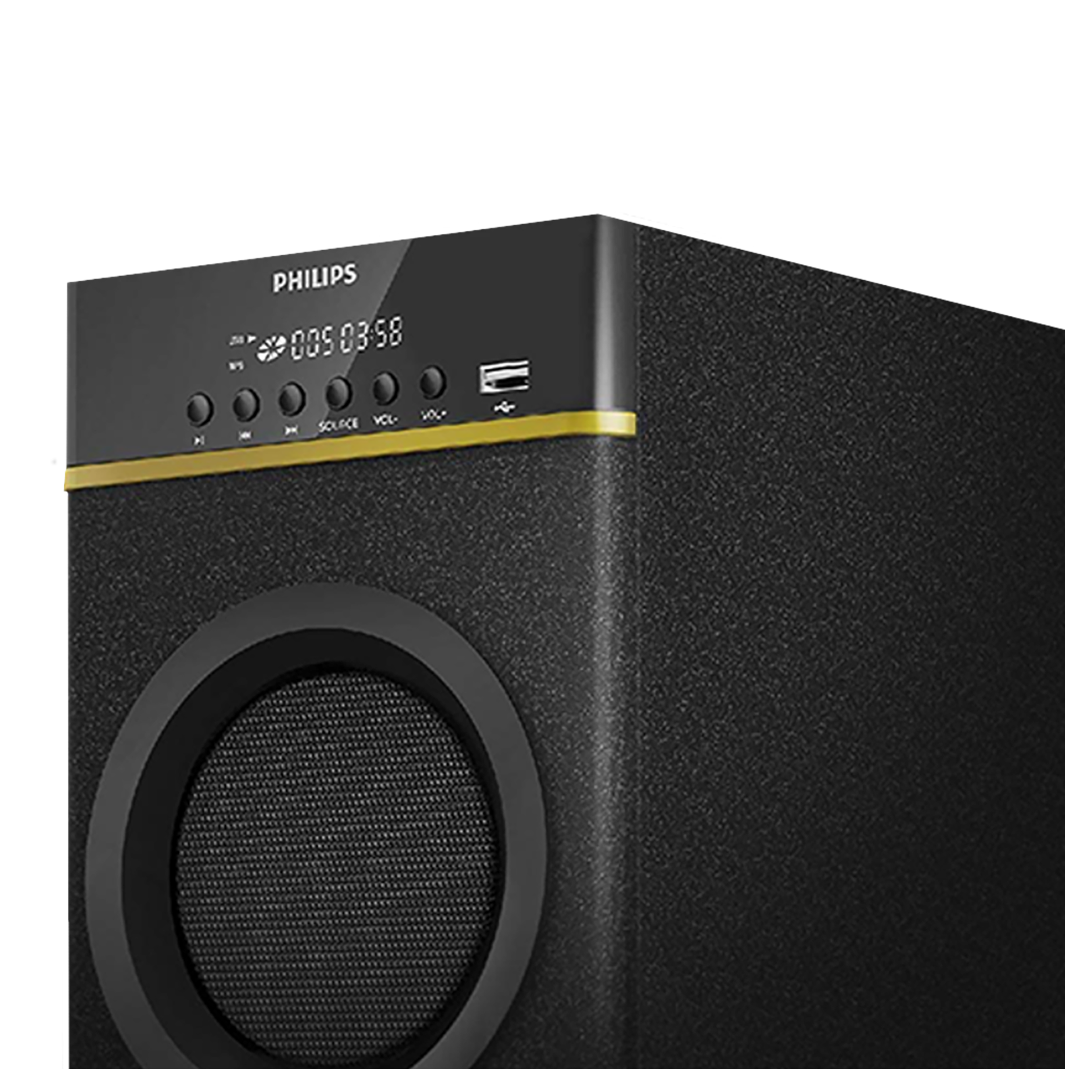 PHILIPS 80W Multimedia Speaker (Surround Sound, 2.0 Channel, Black)_7