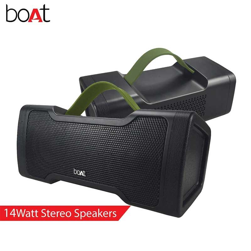 boAt Stone 1000 14W Portable Bluetooth Speaker (IPX5 Water Proof, 10 Hours Playback Time, Stereo Channel, Black)_6