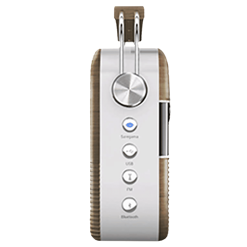 SAREGAMA Carvaan 6W Portable Bluetooth Speaker (5 Hours Playtime, Oakwood Brown)_3