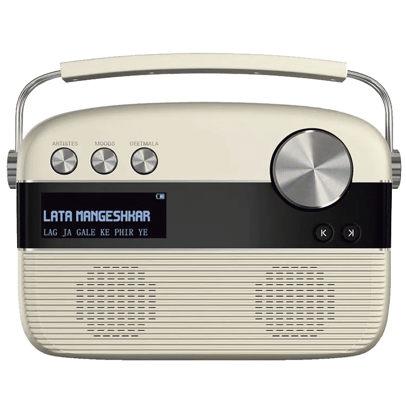 SAREGAMA Carvaan 6W Portable Bluetooth Speaker (5000 Pre Loaded Songs, Stereo Channel, White) SAREGAMA Carvaan 6W Portable Bluetooth Speaker (5000 Pre Loaded Songs, Stereo Channel, White)_1