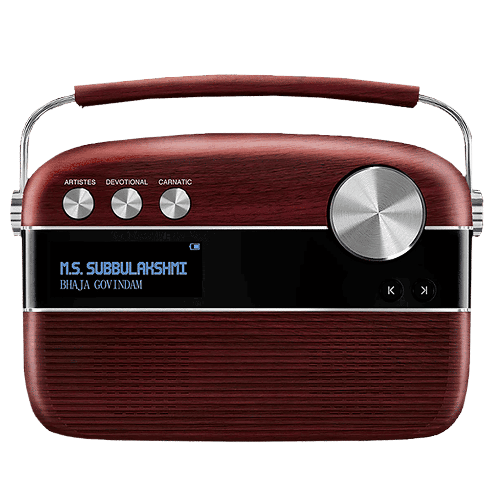 SAREGAMA Carvaan Tamil 6W Portable Bluetooth Speaker (5 Hours Playtime, Stereo Channel, Red) SAREGAMA Carvaan Tamil 6W Portable Bluetooth Speaker (5 Hours Playtime, Stereo Channel, Red)_1