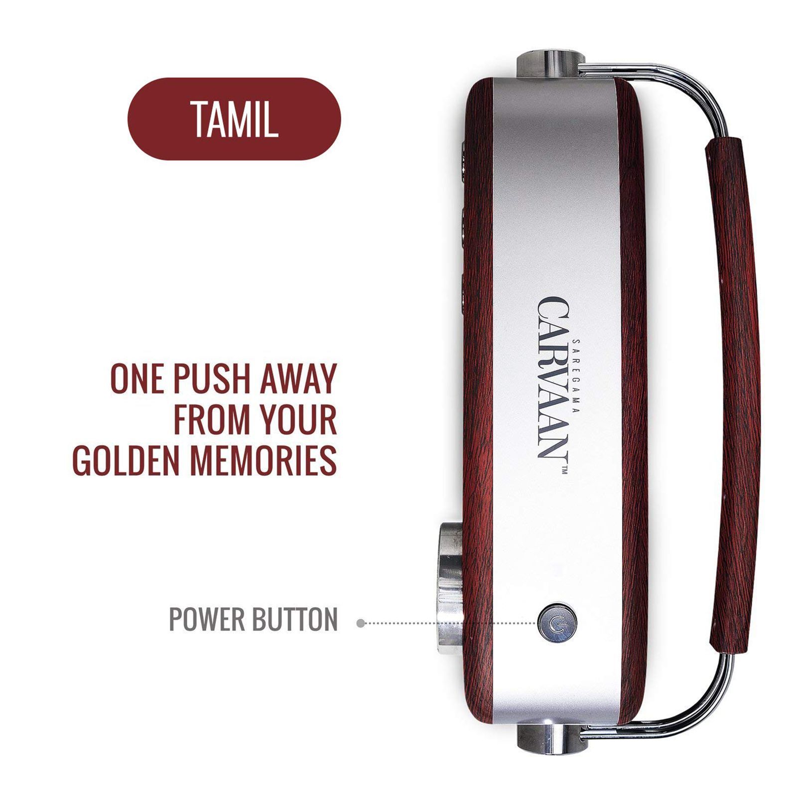 SAREGAMA Carvaan Tamil 6W Portable Bluetooth Speaker (5 Hours Playtime, Stereo Channel, Red) SAREGAMA Carvaan Tamil 6W Portable Bluetooth Speaker (5 Hours Playtime, Stereo Channel, Red)_8