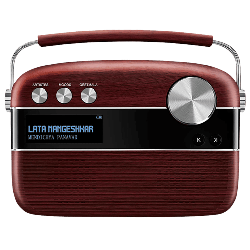 SAREGAMA Carvaan Marathi 6W Portable Bluetooth Speaker (5 Hours Playtime, Stereo Channel, Red) SAREGAMA Carvaan Marathi 6W Portable Bluetooth Speaker (5 Hours Playtime, Stereo Channel, Red)_1