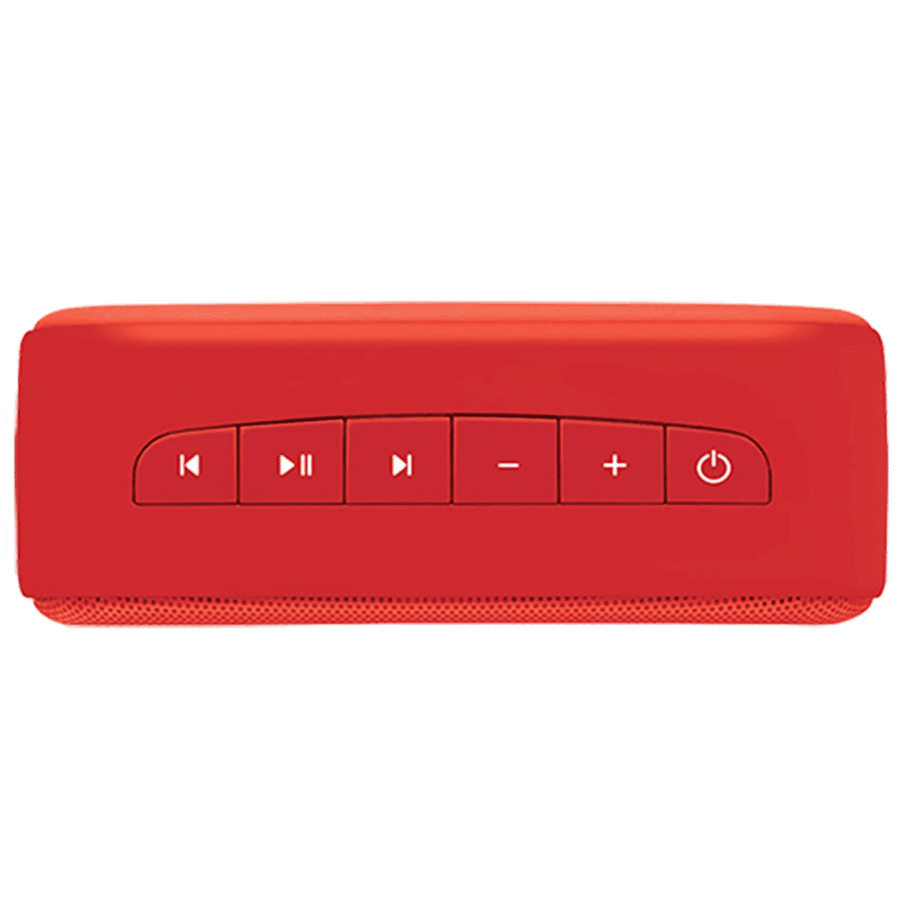 SAREGAMA Carvaan Mini 2.0 Hindi 5W Portable Bluetooth Speaker (4 Hours Playtime, 2.0 Channel, Sunset Red)_5