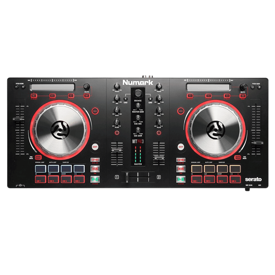 Numark All-in-One DJ Controller (MixTrack Pro III, Black)_1