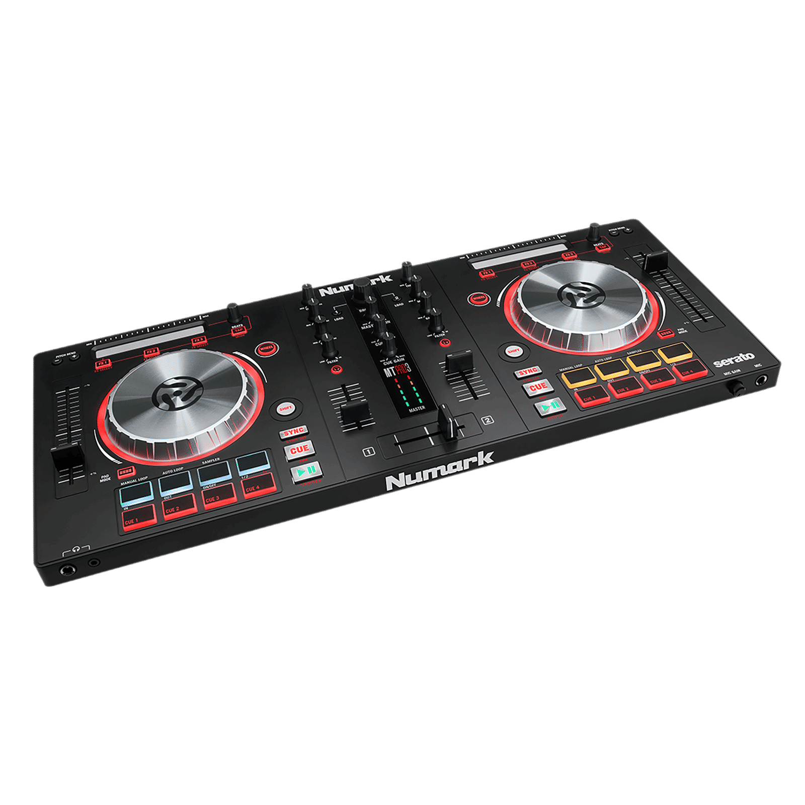 Numark All-in-One DJ Controller (MixTrack Pro III, Black)_6