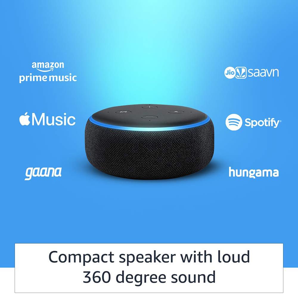Buy Amazon Echo Dot (3rd Gen) with Built-in Alexa Smart Wi-Fi Speaker ...
