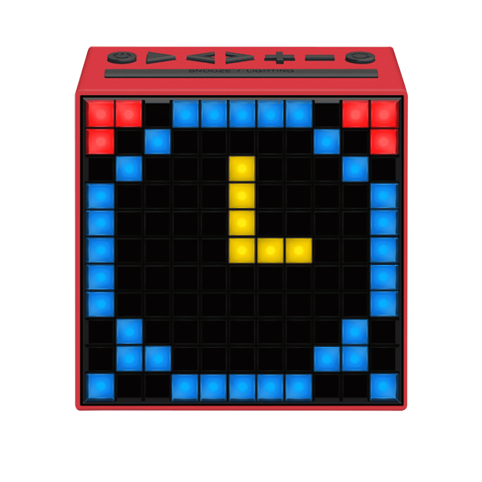 Divoom Timeboxwith Built- in Clock & Alarm Smart Speaker (App Controlled Pixel Art Creation, Red) Divoom Timeboxwith Built- in Clock & Alarm Smart Speaker (App Controlled Pixel Art Creation, Red)_1